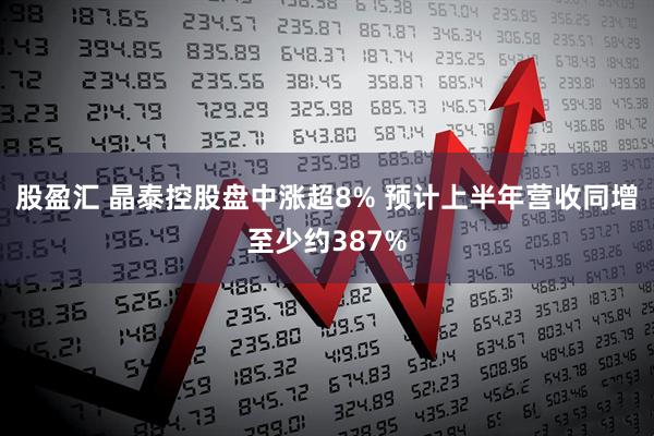 股盈汇 晶泰控股盘中涨超8% 预计上半年营收同增至少约387%